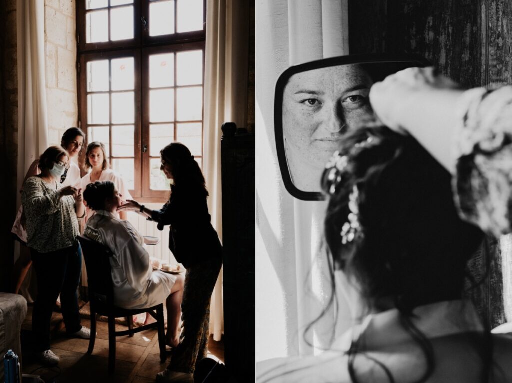 préparatifs de la mariée, reportage photo mariage toulouse